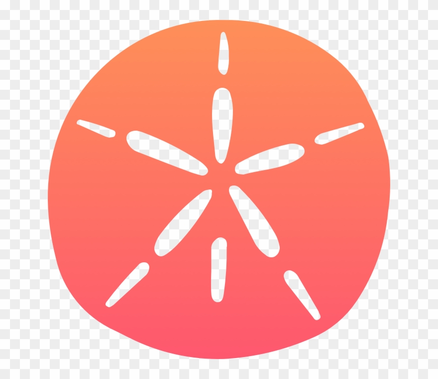 Logoorange - Sand Dollar Silhouette Clipart