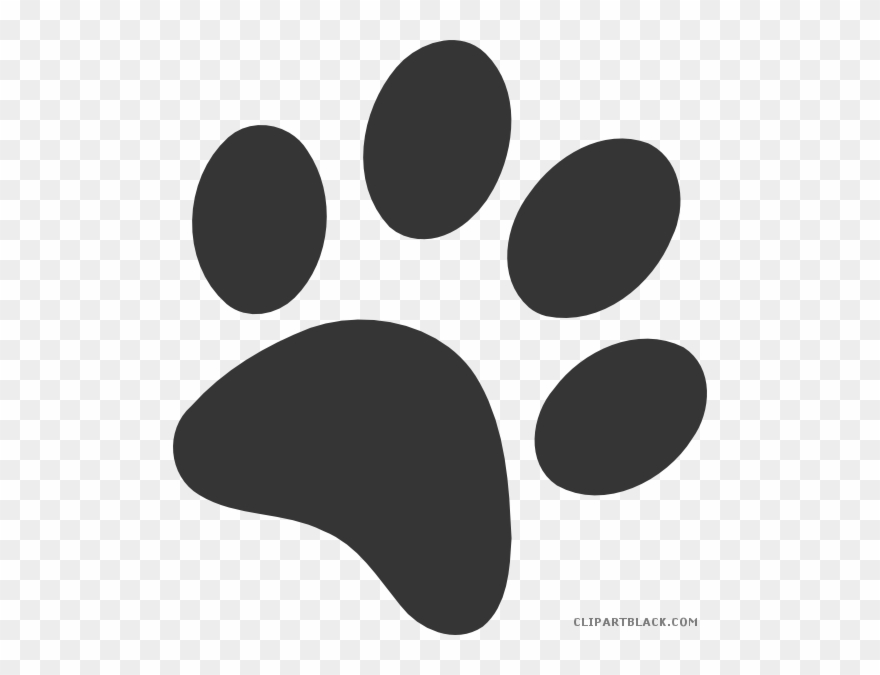 Dog Paw Prints Clipart - Royal Blue Blue Paw Prints - Png Download