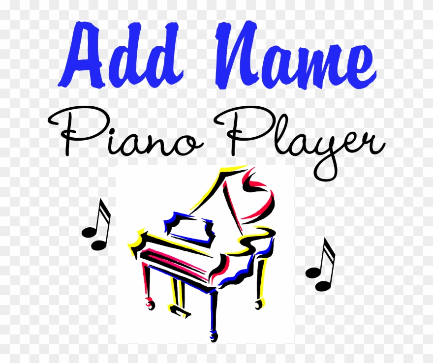 Piano Player Classic Thong - Piano Player Ornament (round) Clipart