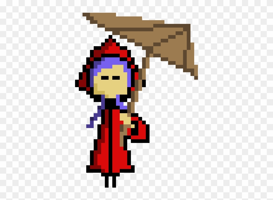 Girl With Umbrella - Cartoon Clipart