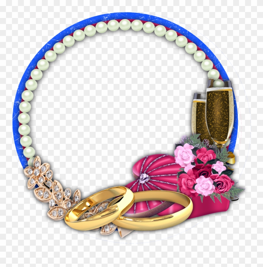 Jewelry Clip Bracelet - Wedding Frames Png Transparent Png