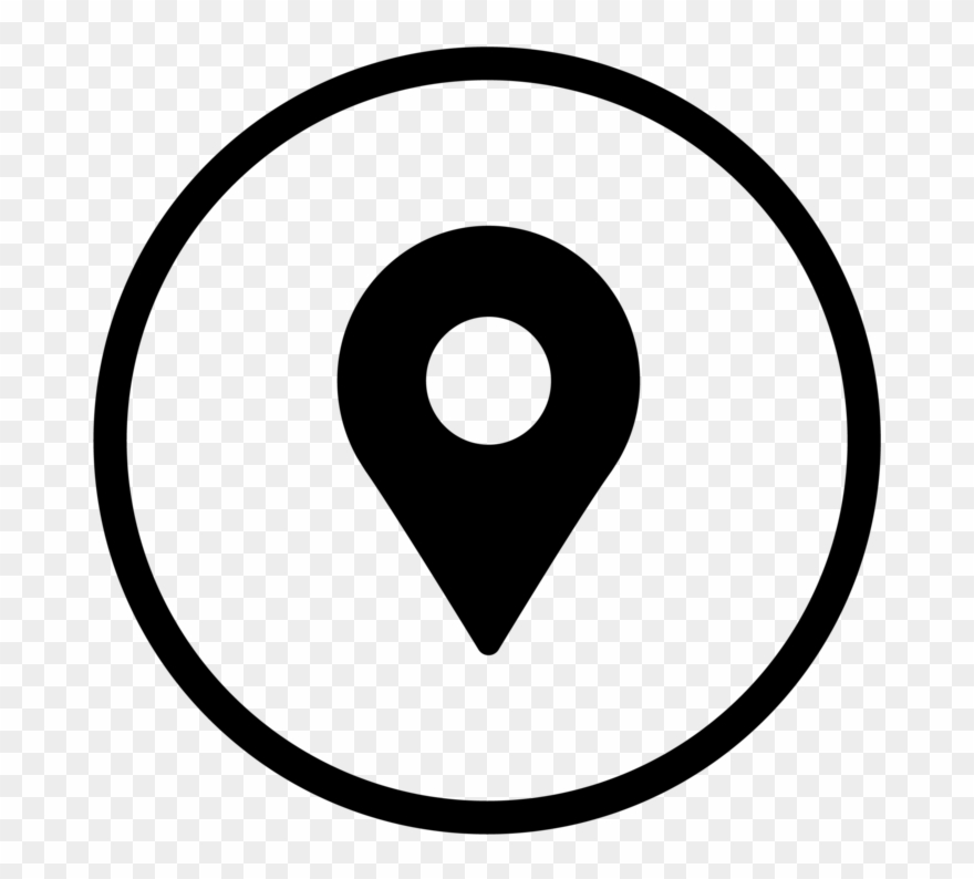 Icon Circle Location Icon Clipart (1776517) PinClipart