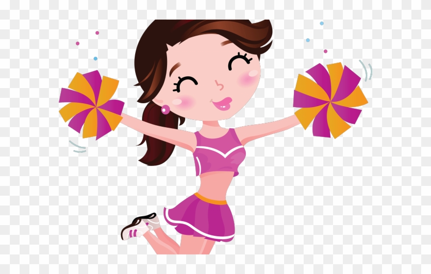 Monster Waves Clipart Cheerleader - Cheerleader Png Transparent Png