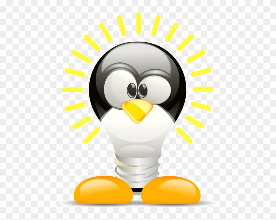 Tux Eureka - Gnu/linux Clipart
