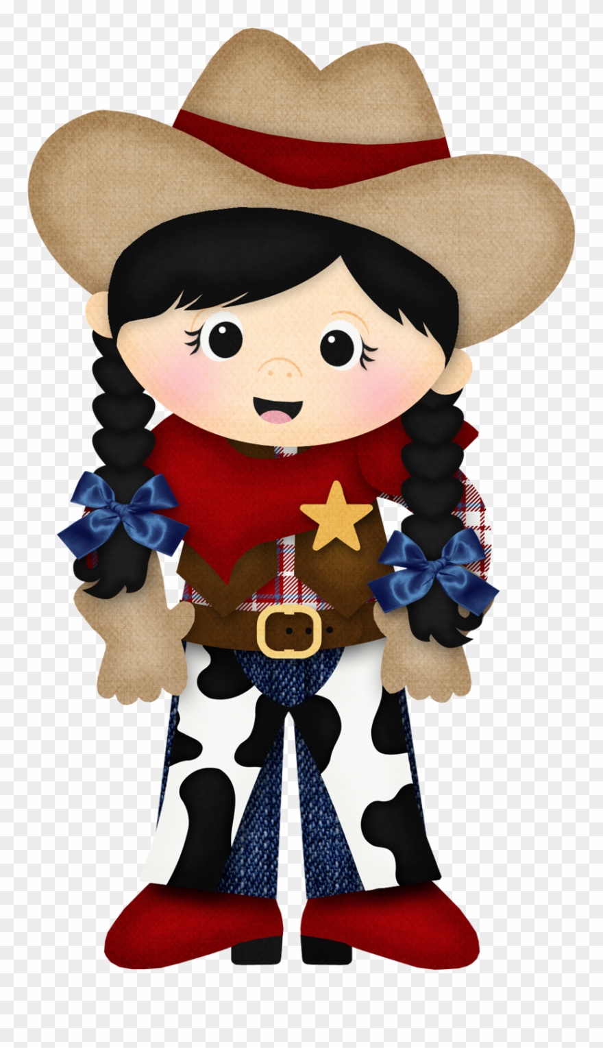Photo By @rosimeri - Cowboy And Cowgirl Clip Art - Png Download