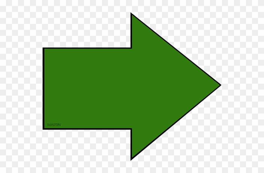Green Arrow - Green Colour Arrow Png Clipart