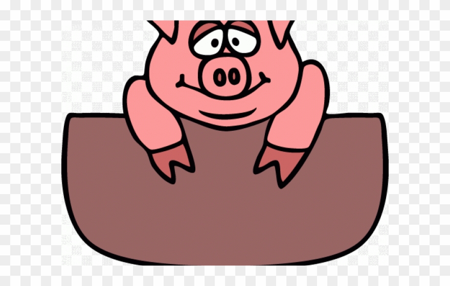 Cartoon Pig Clipart - Bbq - Png Download