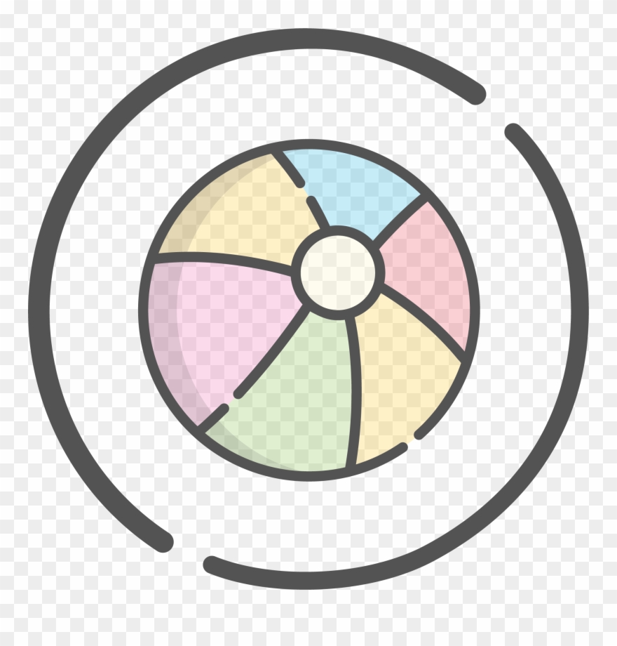 Kids Area - Ball Outline Clipart