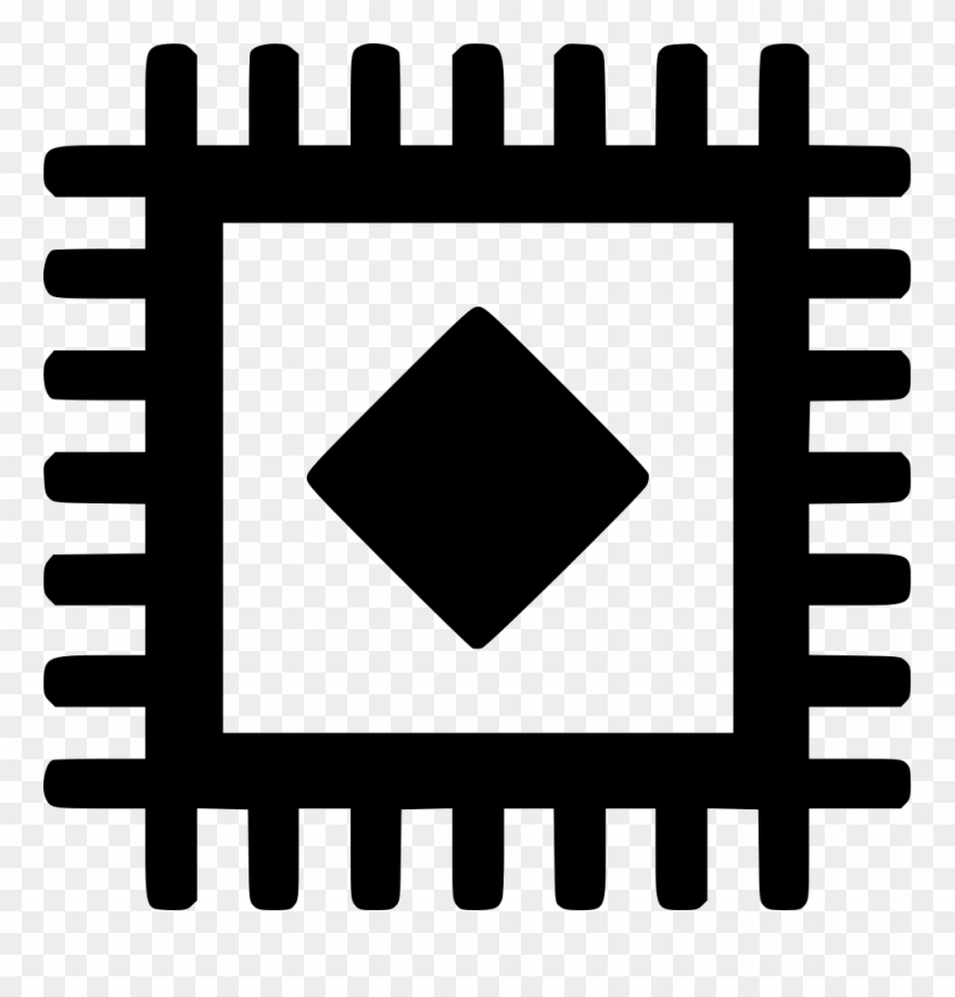 Png File - Semiconductor White Icon Png Clipart