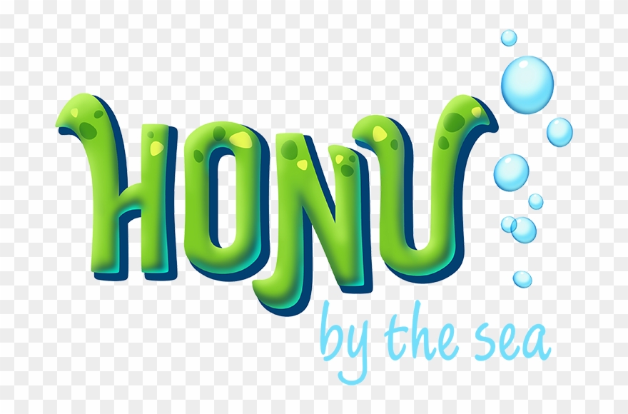 Honu By The Sea - Graphic Design Clipart