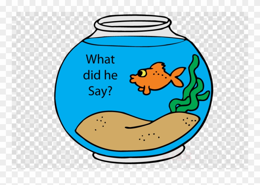 Download Fish In Bowl Colouring Page Clipart Colouring - Clip Art - Png Download