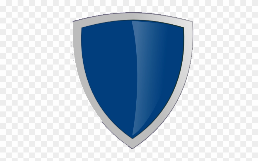 Shield Png - Blue And White Shield Logo Clipart