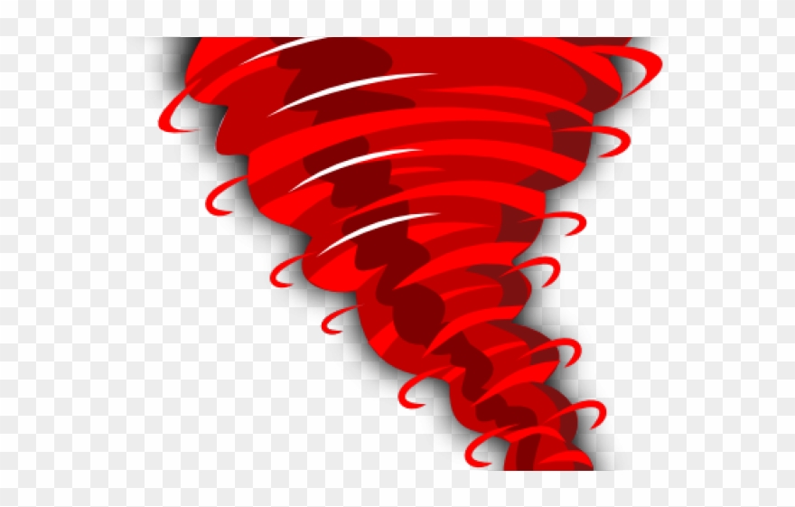 Tornado Clipart Realistic - Tornado Moving Clip Art - Png Download