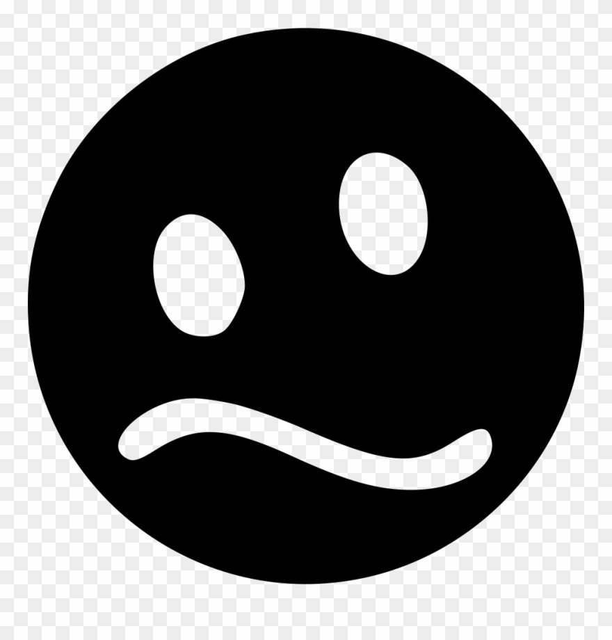 Emoticon Confused Comments - White Clipart