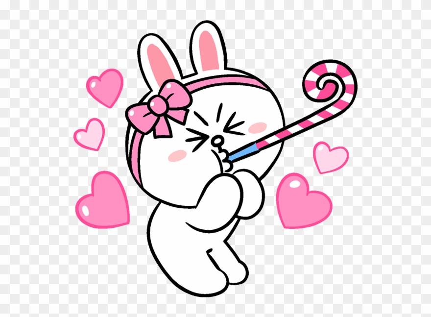 Linefriends Brown Cony Balloons Cute Party Birthday - Happy Birthday Rilakkuma Clipart