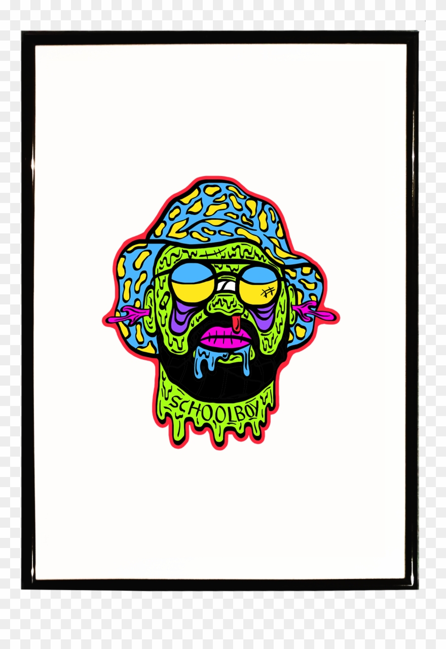 Zombie Schoolboy Q A3 Print $24 - Schoolboy Q Clipart
