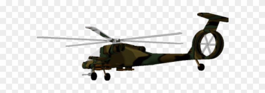 Army Helicopter Clipart Animasi - Png Download