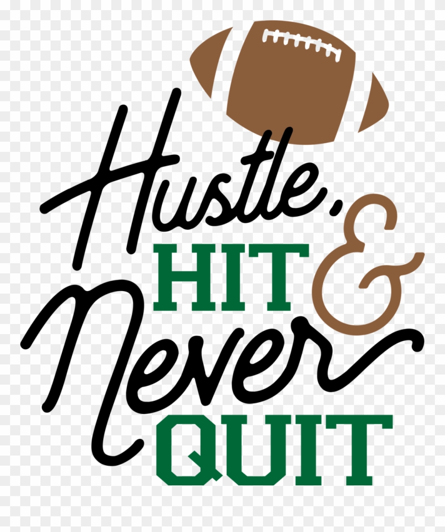 Never Quit Albb Blanks - Hustle Hit Never Quit Volleyball Clipart