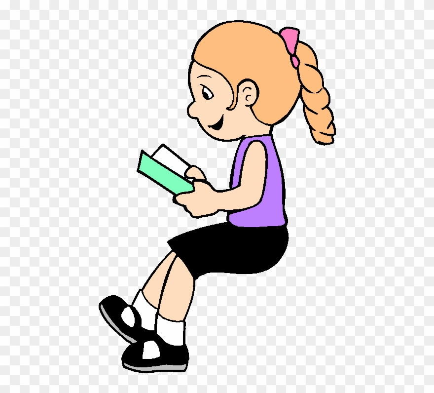 Ela Tem Estudado Bastante Para A Prova - Girl Gif Clip Art - Png Download