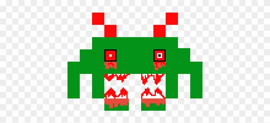 Devil Version Of Space Invaders - Space Invaders Logo Jpg Clipart