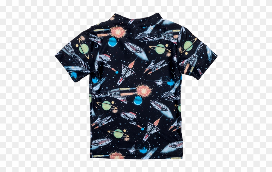 Rock Your Kid Space Invader Rashie - Rash Guard Clipart