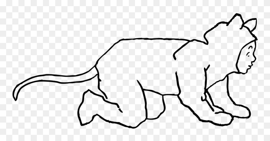 Elephant Head Outline 3, Buy Clip Art - Png Download