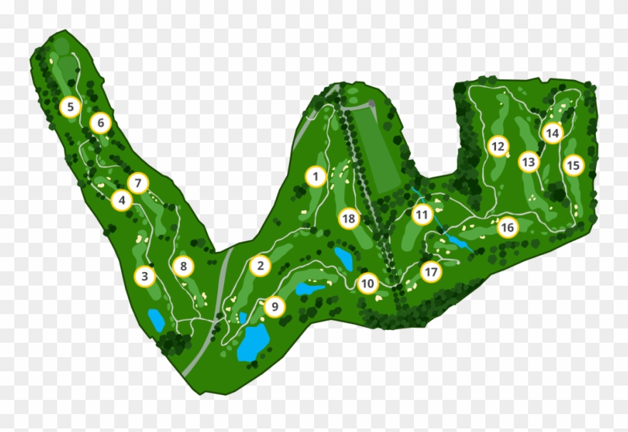 The Gleneagles Course - Tree Clipart