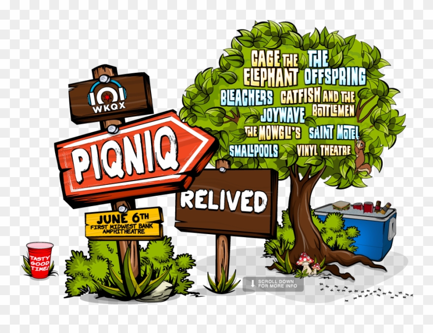 Png Transparent Stock Break Thru Piqniq Line Announced - Piqniq 2015 Lineup Clipart