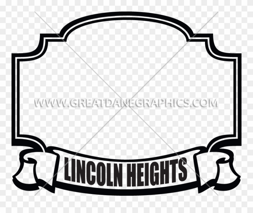 Plaque Clipart Black And White - Production - Png Download