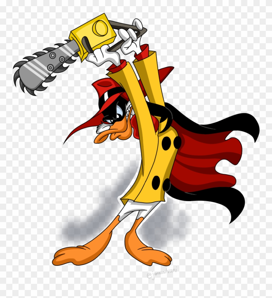 Chainsaw Clip Art, 19 Chainsaw Graphic Black And White - Darkwing Duck - Png Download