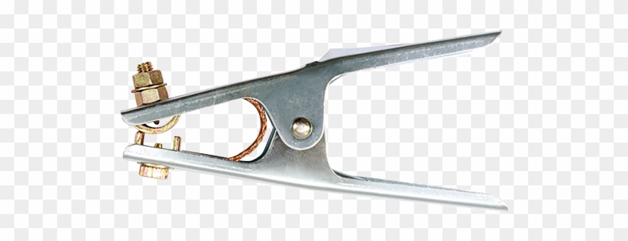 Earth Clip Welding Banner Freeuse Download - Parweld 200a Mma Crocodile Earth Clamp - Png Download