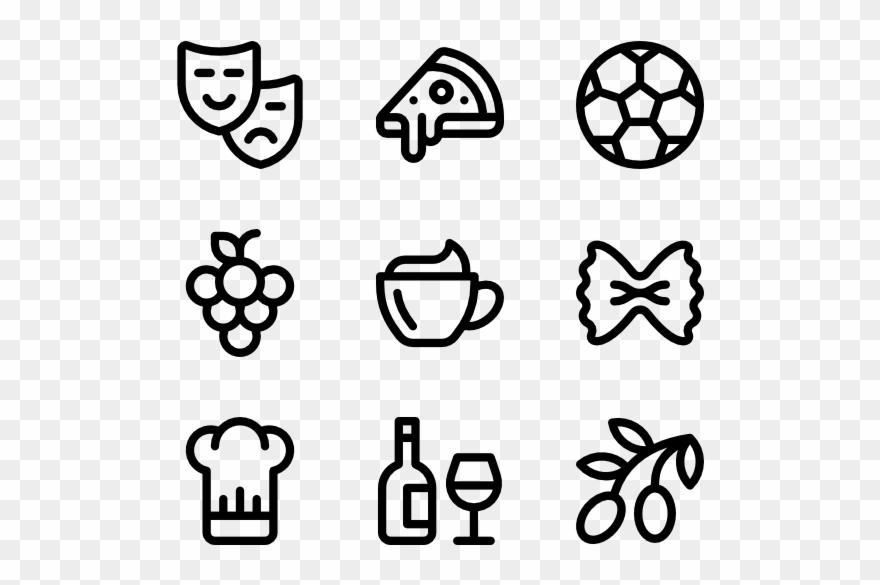Italy - Icons For Presentation Clipart