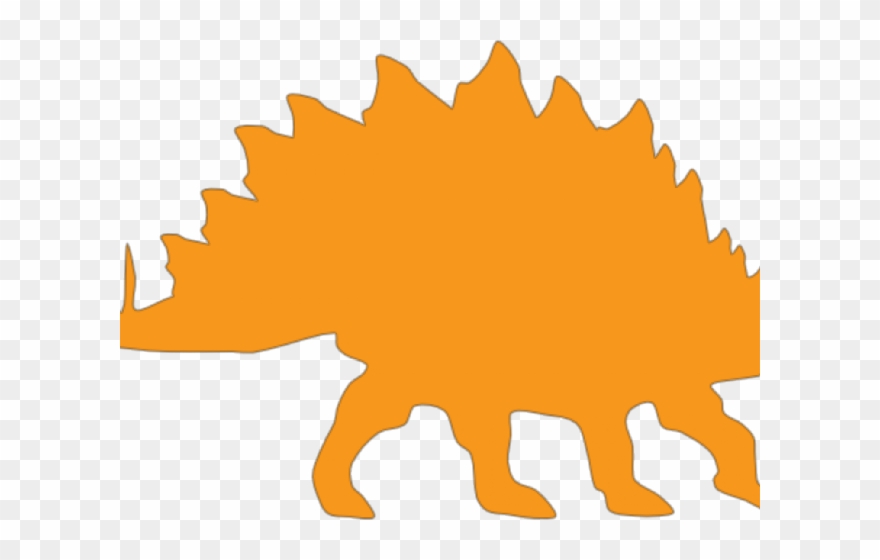 Stegosaurus Silhouette Transparent Clipart