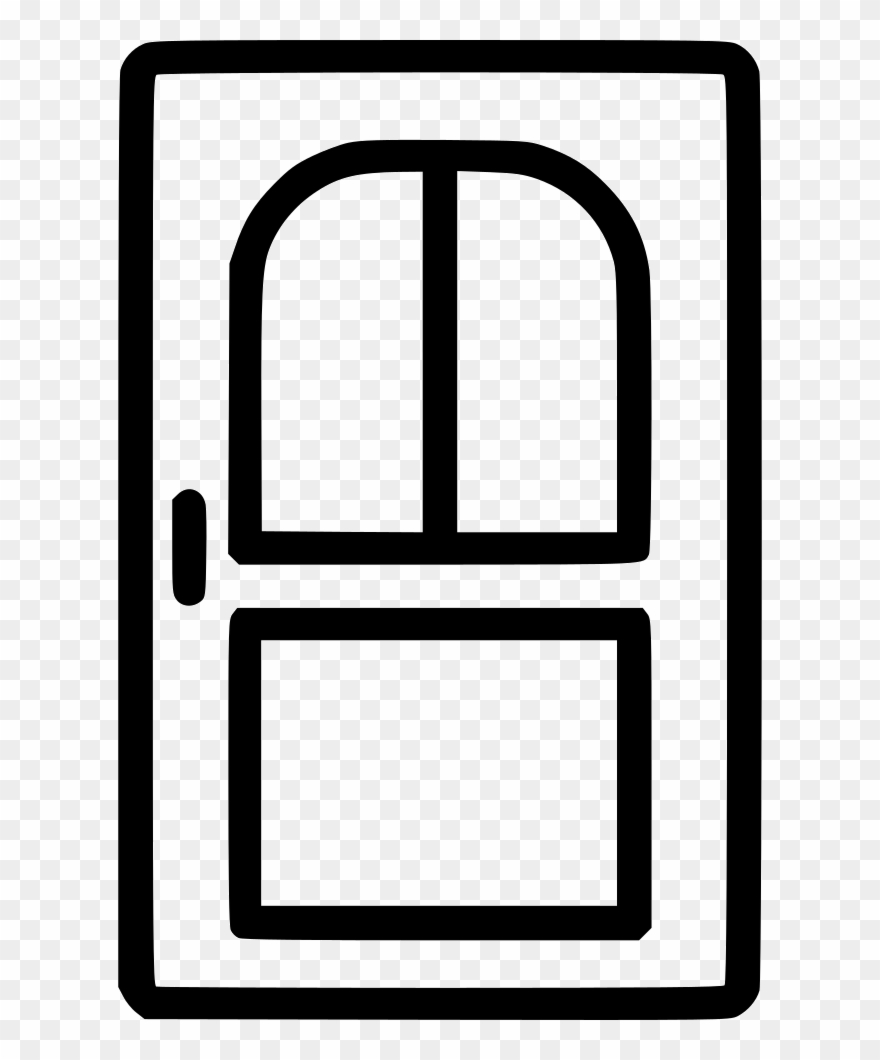 Door Svg Clip Art - Computer File - Png Download
