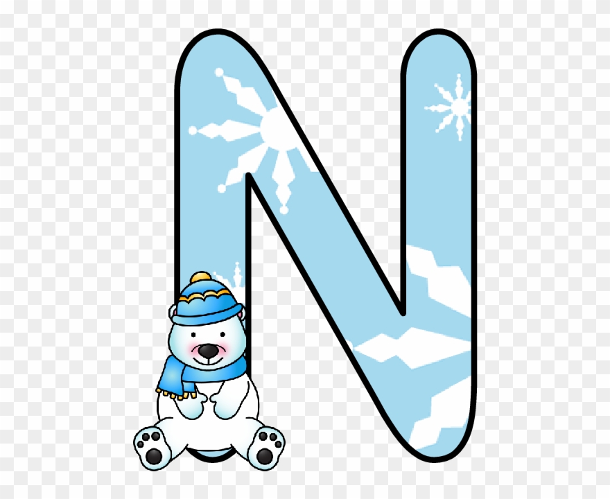 Ch B *✿* Alfabeto Winter De Kid Sparkz - Alfabeto Winter De Kidsparkz Clipart