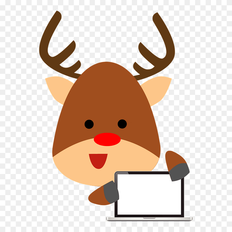 O Cervo Dixital - Deer การ์ตูน Clipart