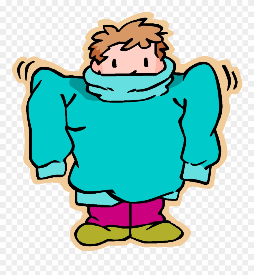 ¿qué Llevas Puesto Hoy - Shirt Too Big Cartoon Clipart
