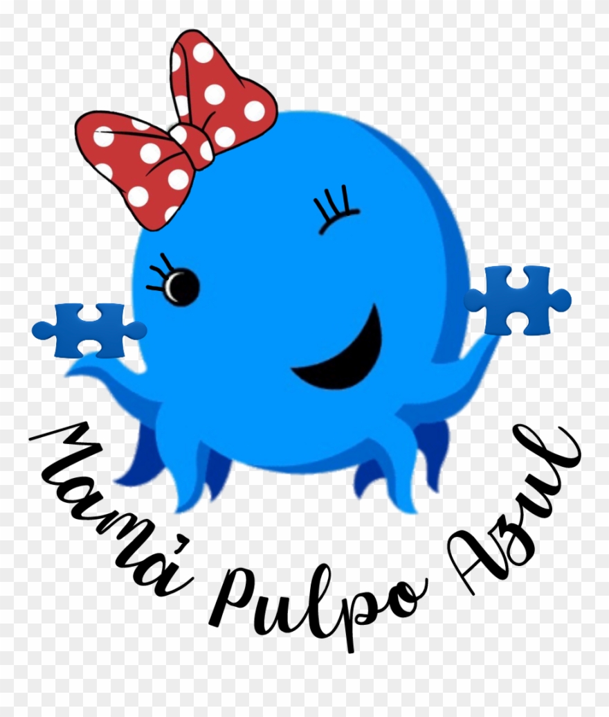 Mamá Pulpo Azul - Octopus Clipart