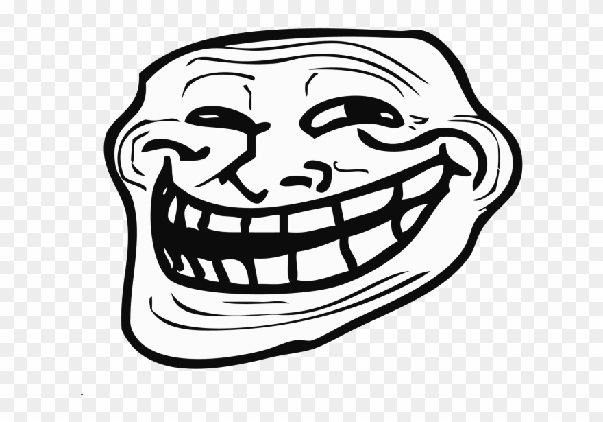 Troll Face Songs - Black Mirror Shut Up And Dance Face Clipart