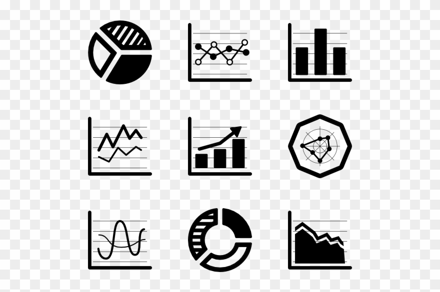 Business Graph - Microchip Icon Clipart