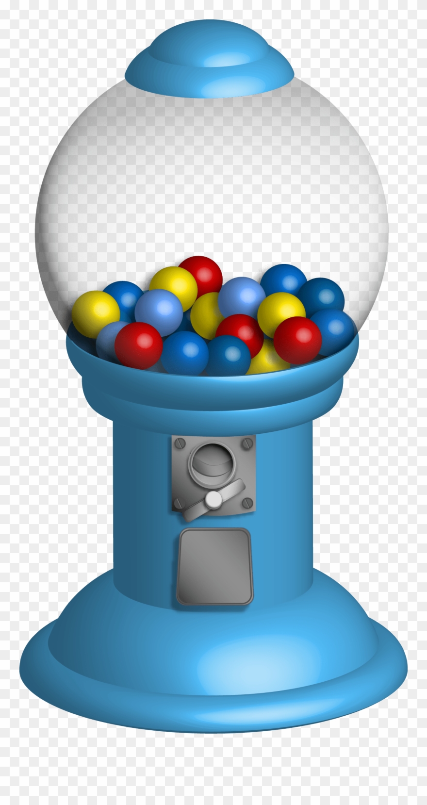 Gumball Machine Clip Art - Bubble Gum Machine Png Transparent Png