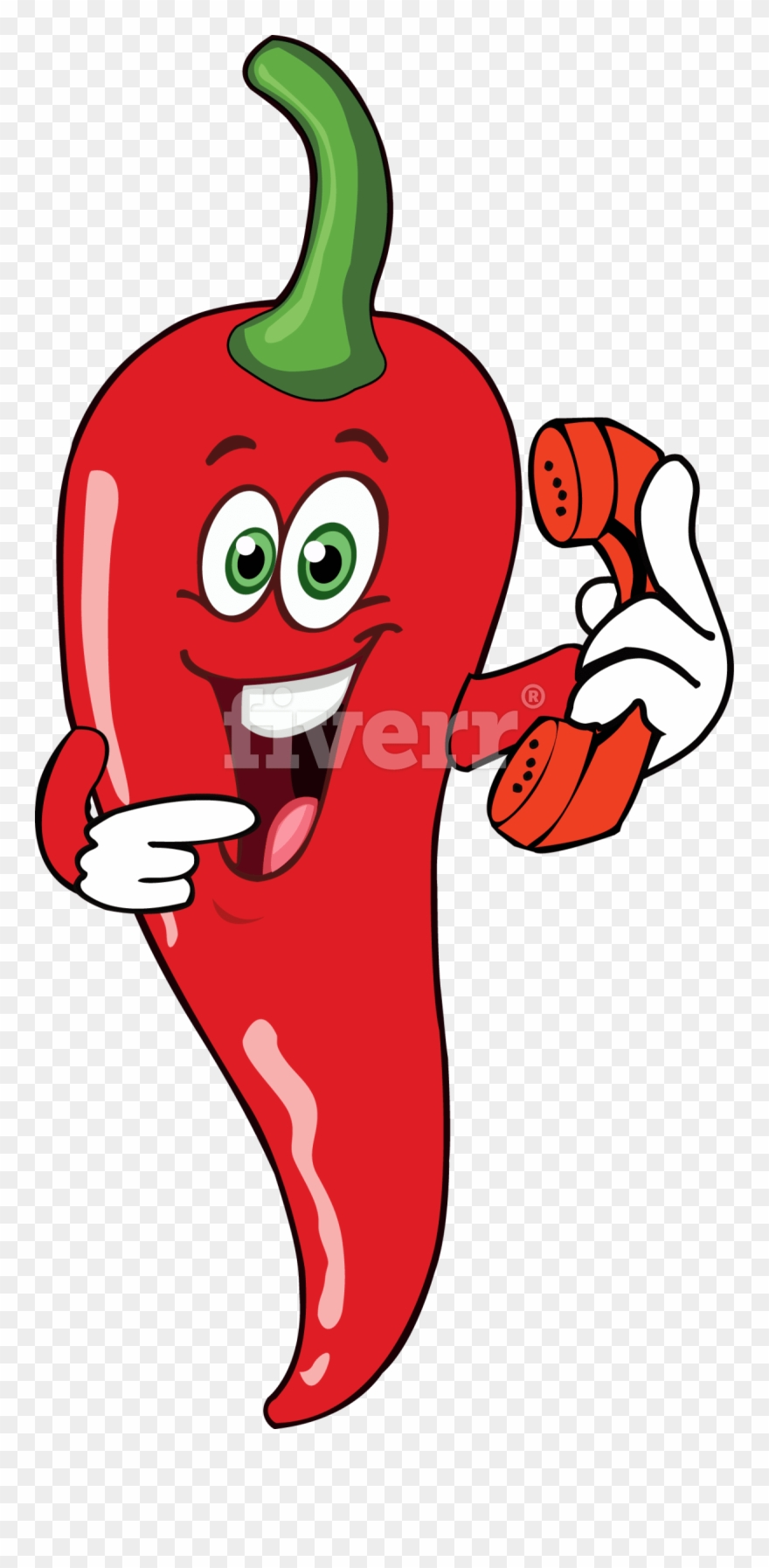 Chili Pepper Cartoon Clipart