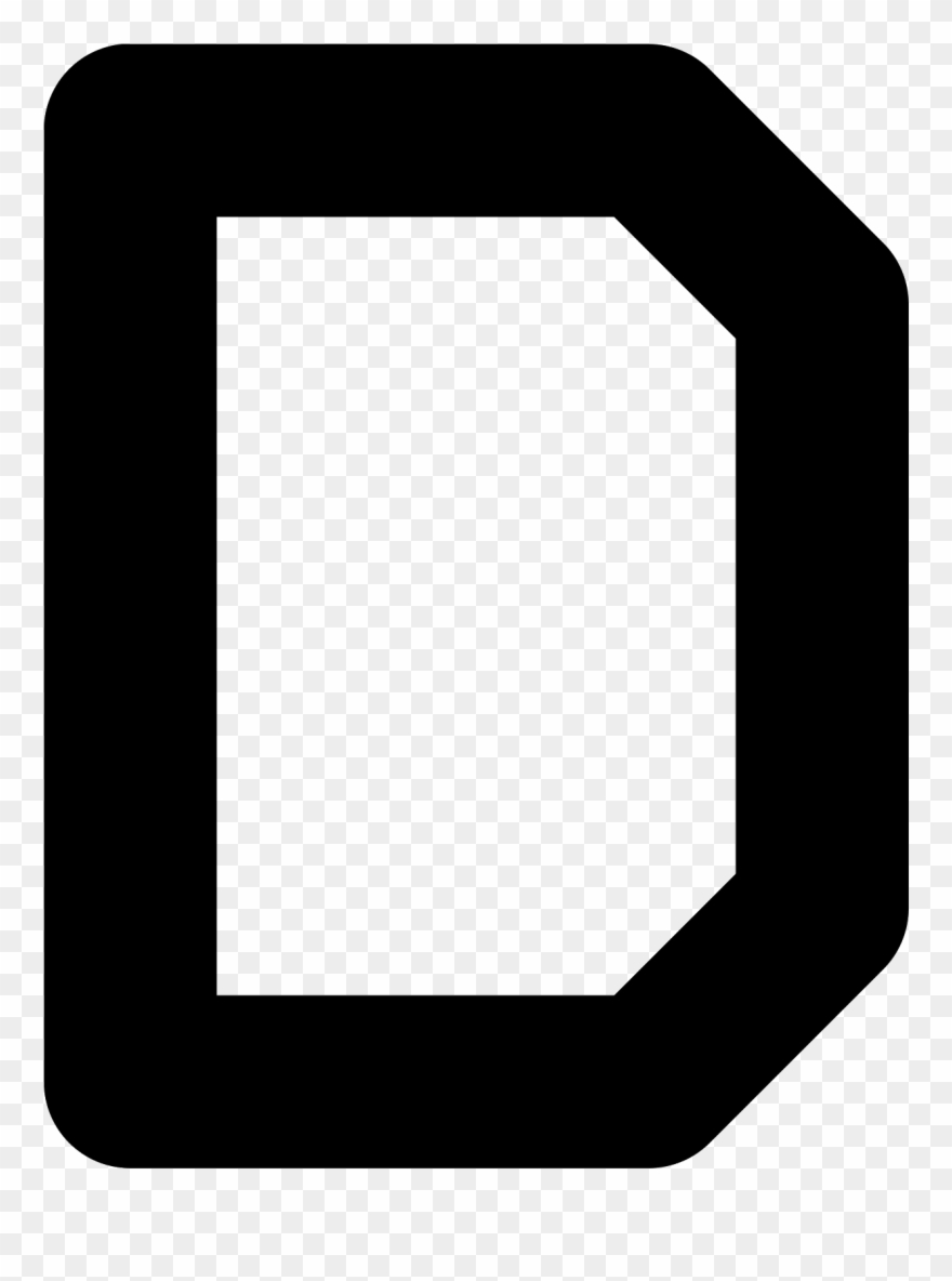 D Icon - Icon Clipart