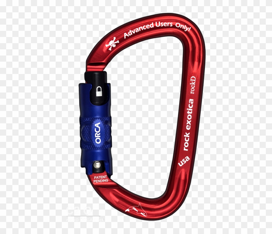 Rockd Orca-lock Carabiner - Carabiner Clipart