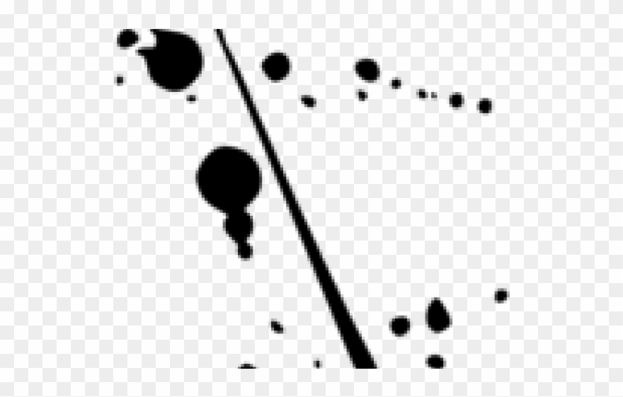 Ink Clipart Spilled Ink - Black Paint Splatter - Png Download