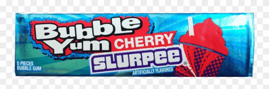 Cookies Cola Plus Candy - Bubble Yum Cherry Slurpee Clipart