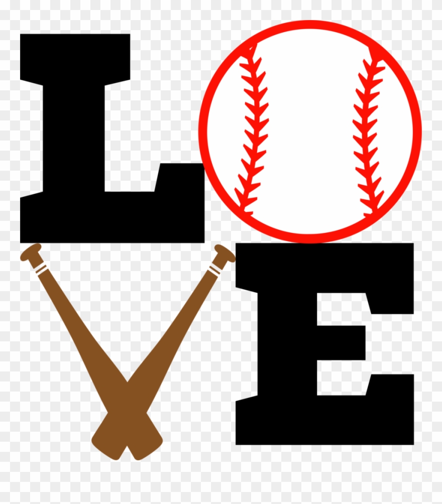 Love Baseball- Bat And Ball Albb Blanks Png Free Stock - Visual Acuity Clipart