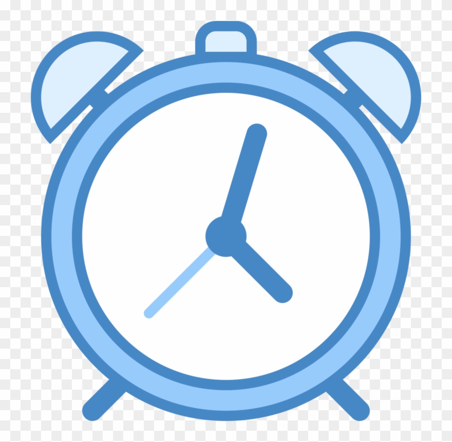 Clocks Clipart Blue - Blue Clock Icon - Png Download