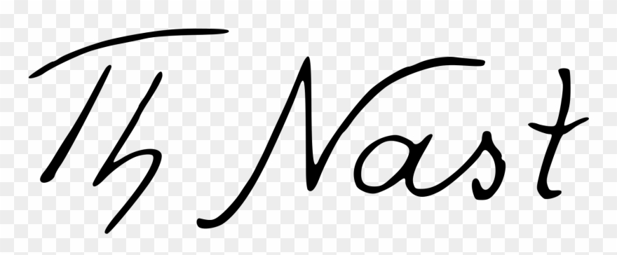 Thomas Nast's Signature - Thomas Nast Signature Clipart