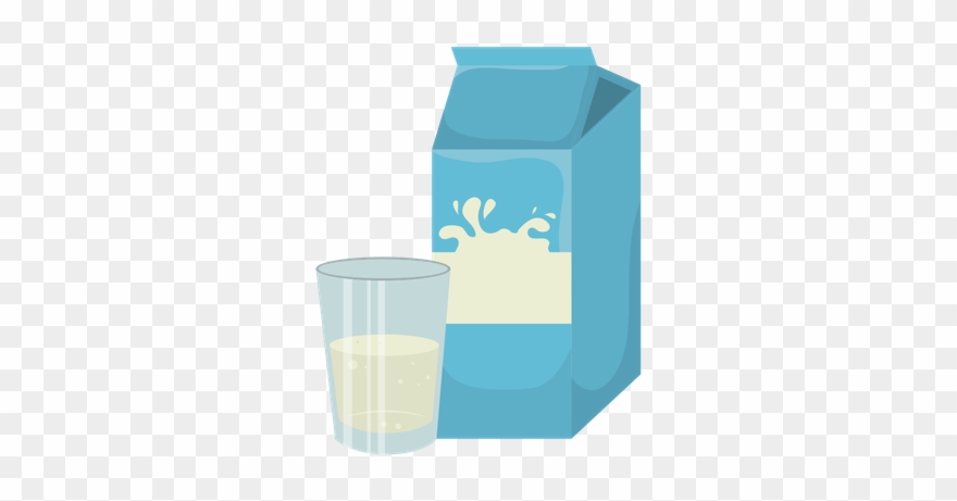 The Importance Of Calcium - Caja De Leche Con Vaso Clipart